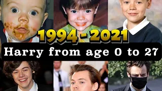 Harry Styles Age 0 to 27 (1994 to 2021)