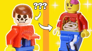 I discovered the INSIDE of a LEGO Minifigure...