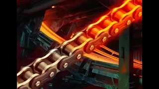 Machine made Motorbike and Bicycle Chain in Factory