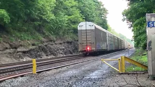 NS 8002 Leads A Very Underpowered (18N?) w/ Unique Stock Through Jeanette, PA | 5-5-24 / Catch 2