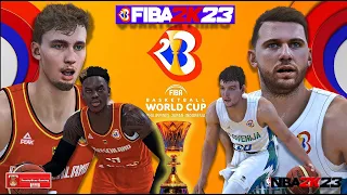 FIBA World Cup 2023 l Germany VS Slovenia l NBA 2K23 PC Gameplay