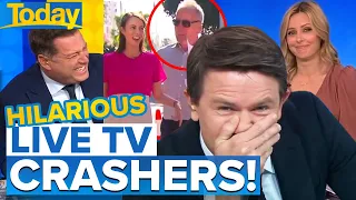 10 times family members crashed live TV broadcast 😂 | Today Show Australia