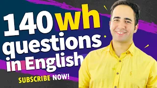 Smart English Learning | 140 Wh Questions in English with Answers for Speaking Easily