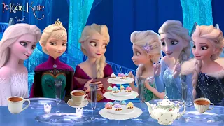 6 Elsa have tea party together