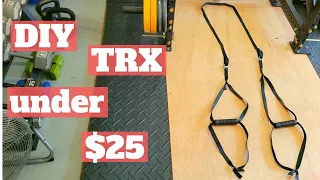 How to make DIY TRX suspension trainer for under $25!