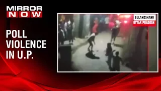 Shocking poll violence in Uttar Pradesh, Party workers pelt stones and fire in the air