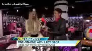 Lady Gaga Interview: Costumes in Barney's - Exclusive Tour of 'You and I' Singer's Charitable Shop