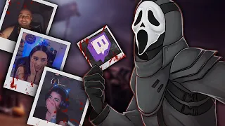 SCARING TWITCH STREAMERS W/ GHOSTFACE | Dead By Daylight