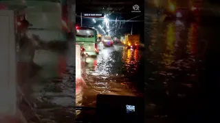 Flood under Tulaoc Bridge in NLEX due to heavy rain