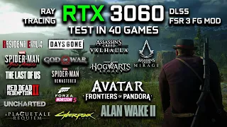 RTX 3060 12GB Test in 40 Games at 1080p | 2024