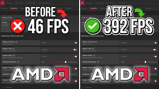 🔧 AMD RADEON SETTINGS: BEST SETTINGS TO BOOST FPS FOR GAMING 🔥 | Optimize AMD ✔️