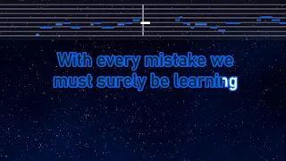 Practice Karaoke♬ While My Guitar Gently Weeps - The Beatles 【With Guide Melody】 Instrumental