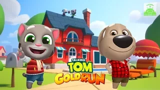 TALKING TOM GOLD RUN - Frosty Tom vs Talking Ben (Gameplay) 2018