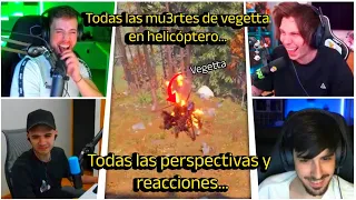 TODAS las MUERTES de Vegetta en HELICÓPTERO en BELLUM 💀🚁