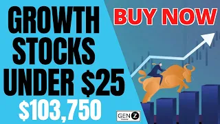 Top 2 Growth Stocks To BUY Now For Under $25! HUGE Future Growth Potential!