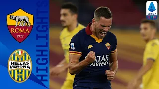 Roma 2-1 Hellas Verona | Dzeko Scores as Roma hold on for a 2-1 win at home! | Serie A TIM