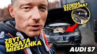 DIAGNOZUJEMY PROBLEM ZBYT BOGATEJ MIESZANKI | AUDI S7