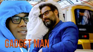 Richard Ayoade and Adam Buxton travel on the train in Gadget style | Gadget Man