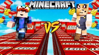 SZALONY WYŚCIG! - LEGO LUCKY BLOCKI MINECRAFT (Lego Lucky Block Race) | Vito vs Bella