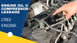Engine Compression Leak And Injector Noise |How To Fix Bad Injector Seal | Diesel Engine