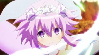 Neptunia OVA 3 - Wedding Dress Neptune transformation