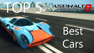 Asphalt 8: Top 5 Best Cars