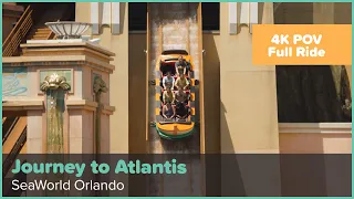 Journey to Atlantis, Full Ride, 4K POV | SeaWorld Orlando