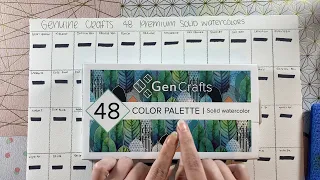 Genuine Crafts 48 Watercolor Palette Full Review