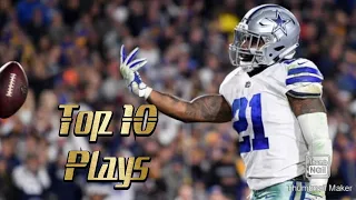 Ezekiel Elliot Top 10 Plays of His Career