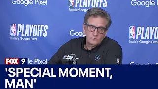Chris Finch on Wolves going to Western Conference Finals: 'Special moment, man'