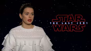 Star Wars: The Last Jedi: Daisy Ridley "Rey" Official Movie Interview | ScreenSlam