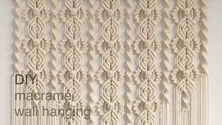 DIY | macrame wall hanging handmade home decor interior design | 마크라메 월 행잉 핸드메이드 집 꾸미기 인테리어 소품