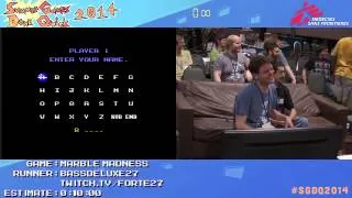 Marble Madness by bassdeluxe27 in 2:56 - SGDQ2014 - Part 50