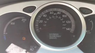 Bad 12 volt battery failing intermittently on a 2007 Highlander hybrid