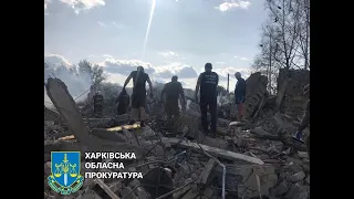 ⚡с. Гроза: наслідки терRUSакту 51 заг. Aftermath of Rus. missile a-Тaсk on UA-village kil:51