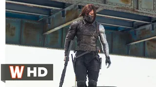 Highway Fight Scene In Hindi - Captain America: The Winter Soldier (2014) Movie CLIP HD