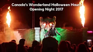 Canada's Wonderland Halloween Haunt Opening Night 2017