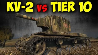 KV-2 in Tier 10 Battle - 5,3K DMG - 5 Kills - World of Tanks