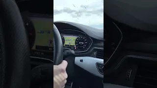 AUDI A4 3.0 TDI QUATTRO TOP SPEED ON GERMAN AUTOBAHN