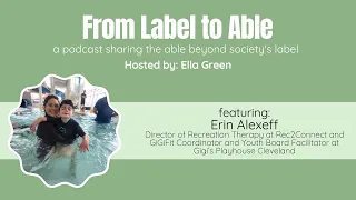 Erin Alexeff; Director of Recreational Therapy at Rec2Connect and GiGiFit Coordinator