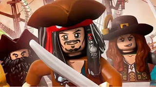 Lego Pirates of the Caribbean Full Movie - All Cutscenes