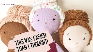 How to Make Yarn Hair for Rag Dolls (It's actually really easy!)