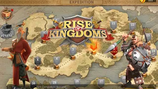 Rise of Kingdoms : Atacando a espedição até onde der.