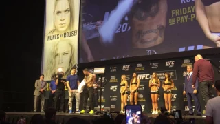 UFC 207: CRUZ VS GARBRANDT WEIGH IN