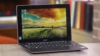 The Acer Switch 10 E is a small hybrid with extra storage