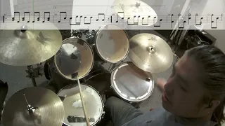 YAO`s Drum Cover + Sheet music：Now on step - Tsunomaki Watame