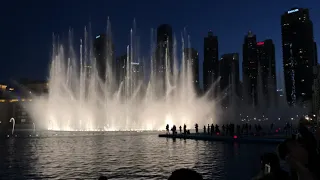 Amazing Dancing Fountain Dubai United Arab Emirates HD