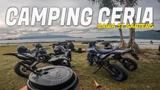 SI GANTENG HABIS PASANG DECAL BARU LANGSUNG BAWA CAMPING KE PANTAI