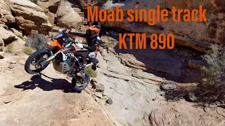 Moab Single track - Chris Birch KTM 890 Adventure R