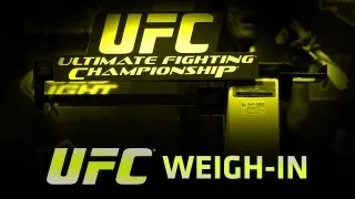 UFC 149: Faber vs Barao Weigh-In